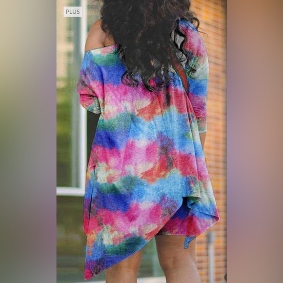 Diva Plus! Tie Dyed 2 Piece Shorts & Top - Picture 2 of 3